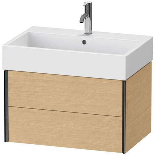 Duravit Xviu 27" x 16" x 18" Two Drawer Wall-Mount Vanity Unit, Natural Oak (XV43350B230)