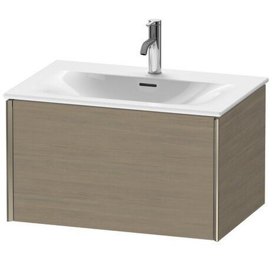 Duravit Xviu 28" x 16" x 19" One Drawer Wall-Mount Vanity Unit, Oak Terra (XV40330B135)