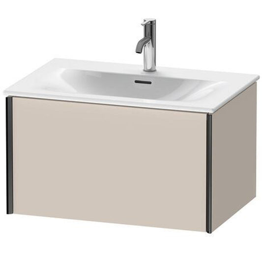 Duravit Xviu 28" x 16" x 19" One Drawer Wall-Mount Vanity Unit, Taupe Matt (XV40330B291)