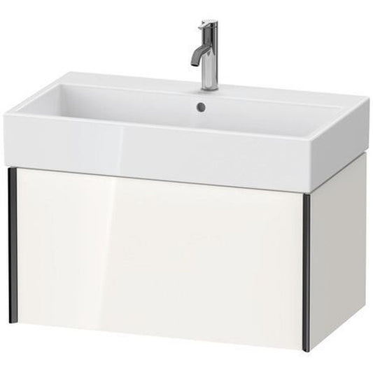 Duravit Xviu 31" x 16" x 18" One Drawer Wall-Mount Vanity Unit, White High Gloss Lacquer (XV42360B285)
