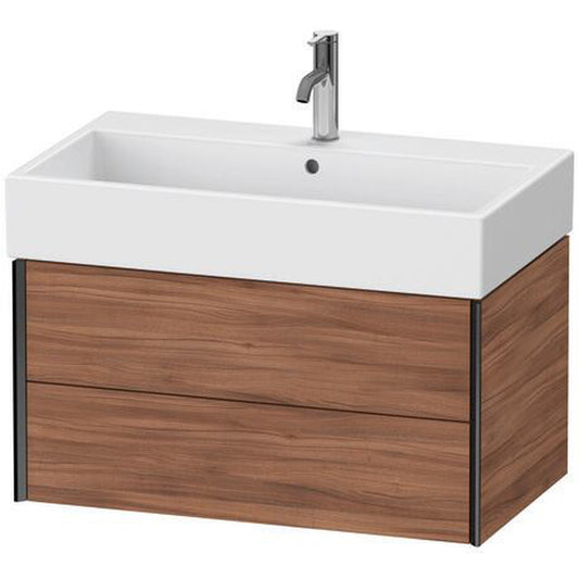 Duravit Xviu 31" x 16" x 18" Two Drawer Wall-Mount Vanity Unit, Natural Walnut (XV43360B279)