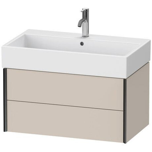 Duravit Xviu 31" x 16" x 18" Two Drawer Wall-Mount Vanity Unit, Taupe Matt (XV43360B291)