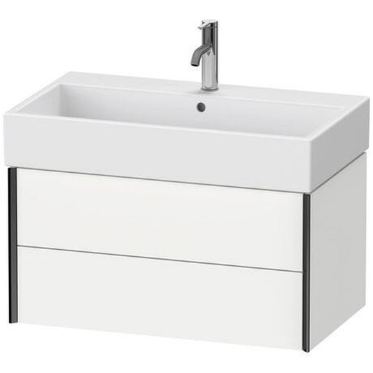 Duravit Xviu 31" x 16" x 18" Two Drawer Wall-Mount Vanity Unit, White Matt (XV43360B218)