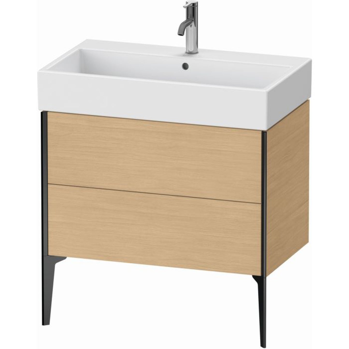 Duravit Xviu 31" x 19" x 18" Two Drawer Floorstanding Vanity Unit, Natural Oak (XV45360B230)