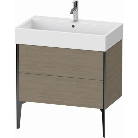 Duravit Xviu 31" x 19" x 18" Two Drawer Floorstanding Vanity Unit, Oak Terra (XV45360B235)