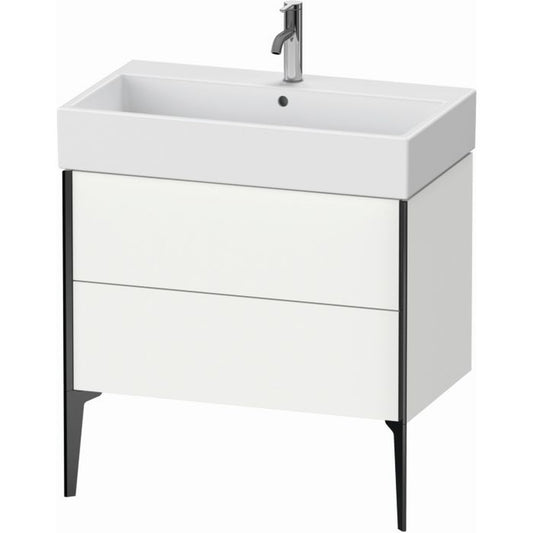 Duravit Xviu 31" x 19" x 18" Two Drawer Floorstanding Vanity Unit, White Matt (XV45360B218)