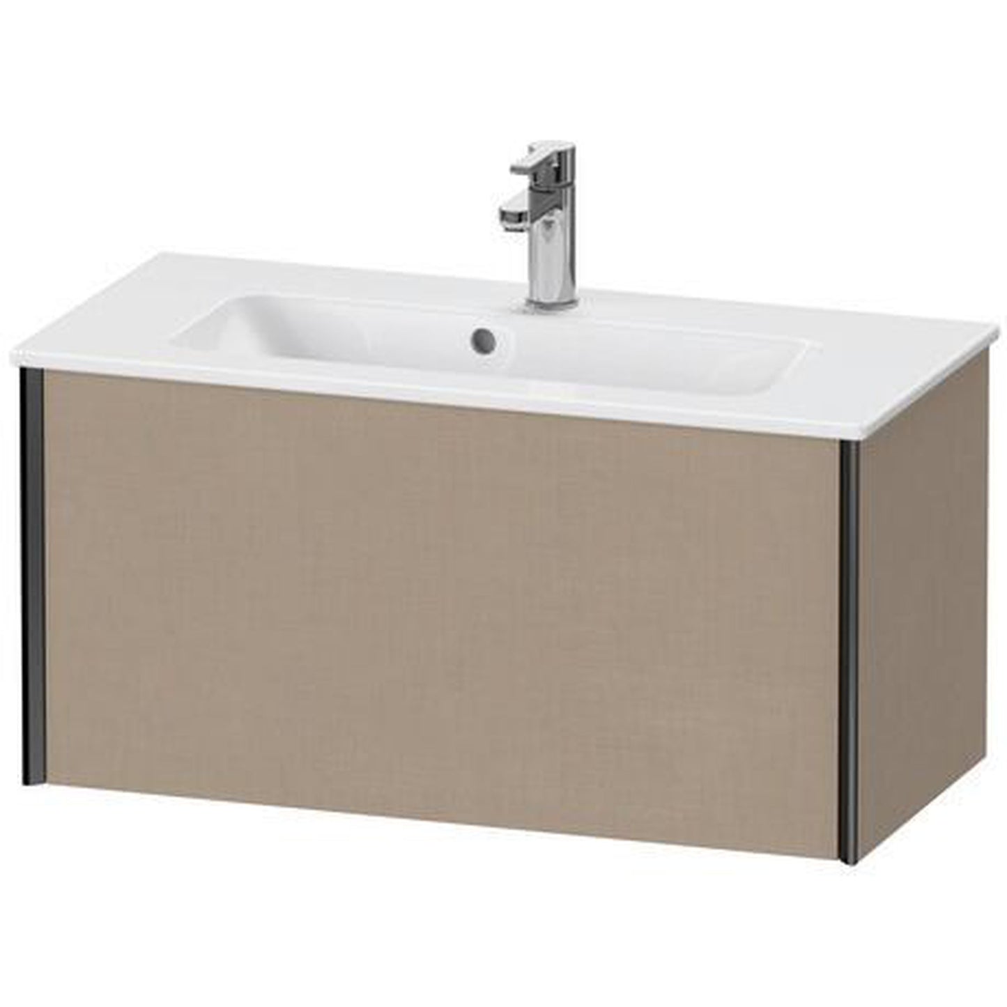 Duravit Xviu 32" x 16" x 15" One Drawer Wall-Mount Vanity Unit, Linen (XV40790B275)