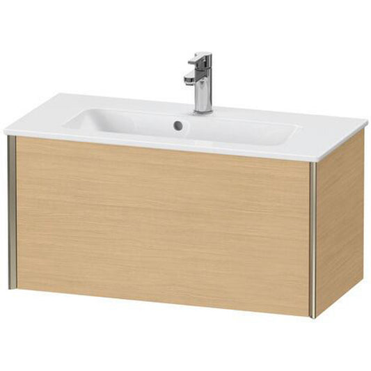 Duravit Xviu 32" x 16" x 15" One Drawer Wall-Mount Vanity Unit, Natural Oak (XV40790B130)