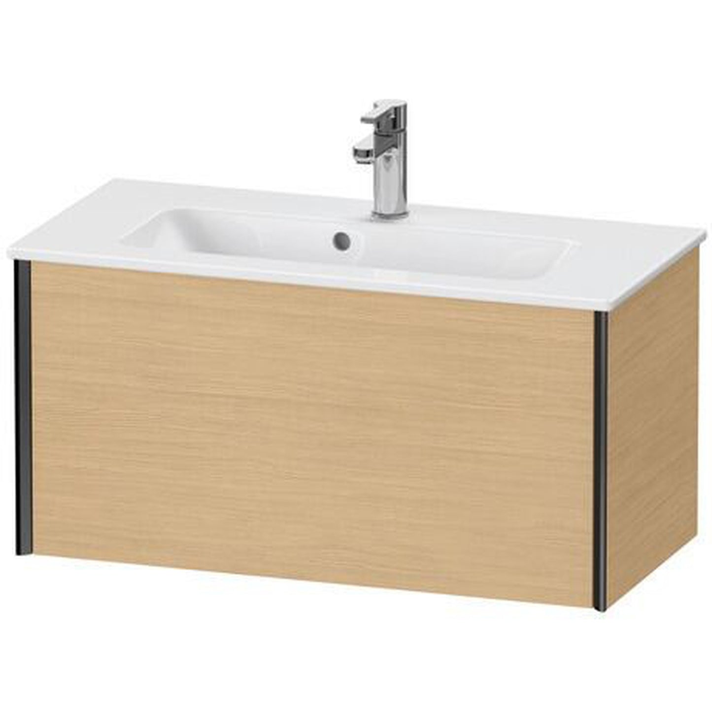 Duravit Xviu 32" x 16" x 15" One Drawer Wall-Mount Vanity Unit, Natural Oak (XV40790B230)