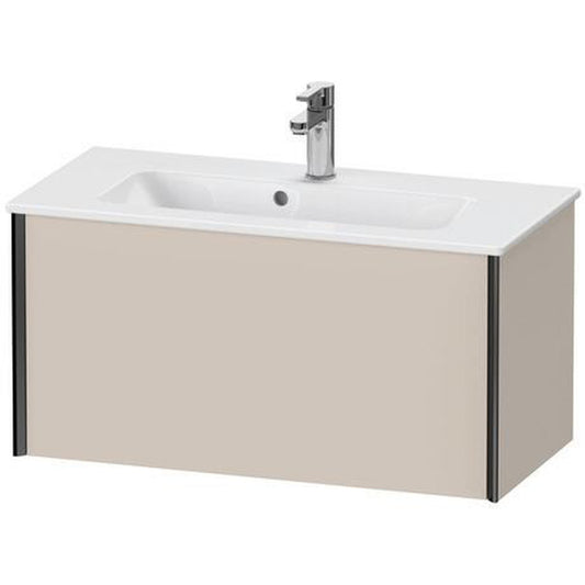 Duravit Xviu 32" x 16" x 15" One Drawer Wall-Mount Vanity Unit, Taupe Matt (XV40790B291)