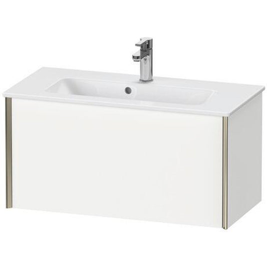 Duravit Xviu 32" x 16" x 15" One Drawer Wall-Mount Vanity Unit, White Matt (XV40790B118)