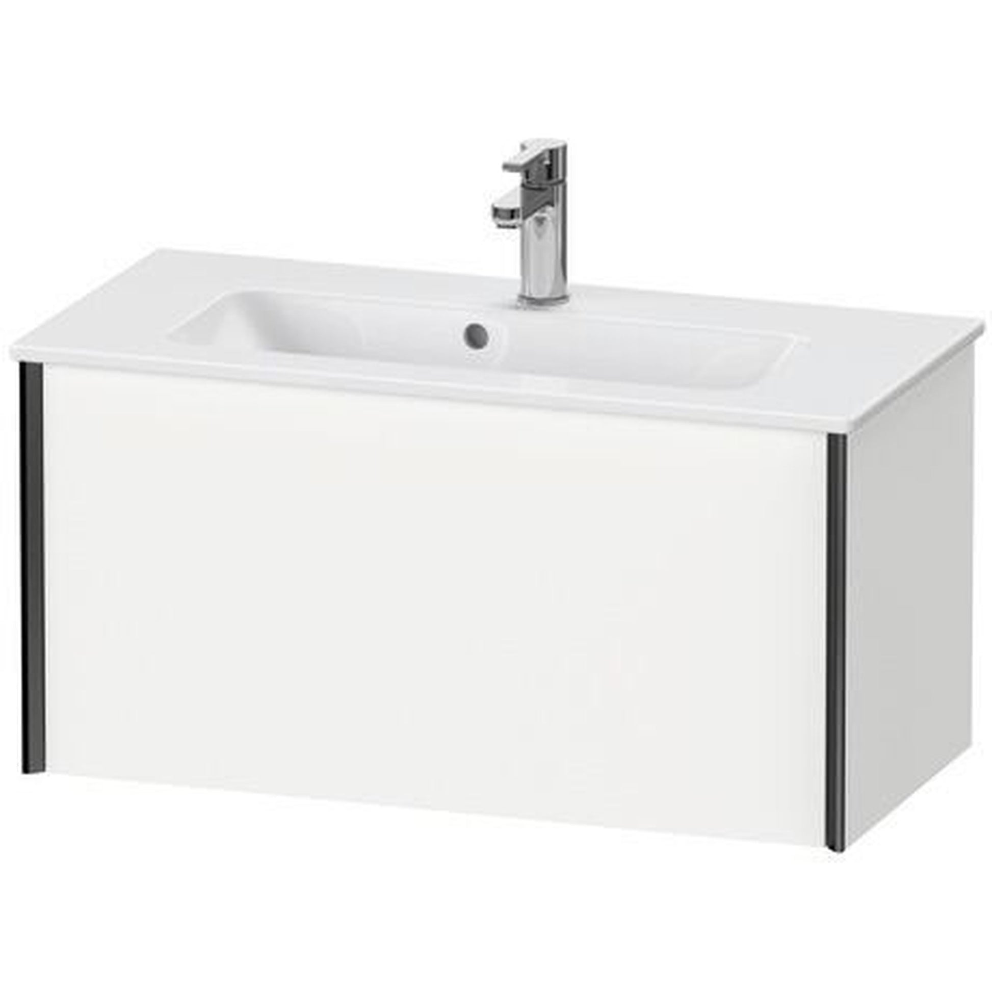 Duravit Xviu 32" x 16" x 15" One Drawer Wall-Mount Vanity Unit, White Matt (XV40790B218)