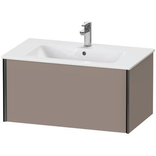 Duravit Xviu 32" x 16" x 19" One Drawer Wall-Mount Vanity Unit, Basalt Matt (XV40260B243)
