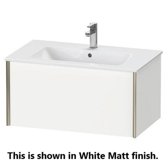 Duravit Xviu 32" x 16" x 19" One Drawer Wall-Mount Vanity Unit, Brushed Oak (XV40260B112)