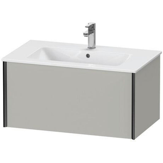 Duravit Xviu 32" x 16" x 19" One Drawer Wall-Mount Vanity Unit, Concrete Grey Matt (XV40260B207)