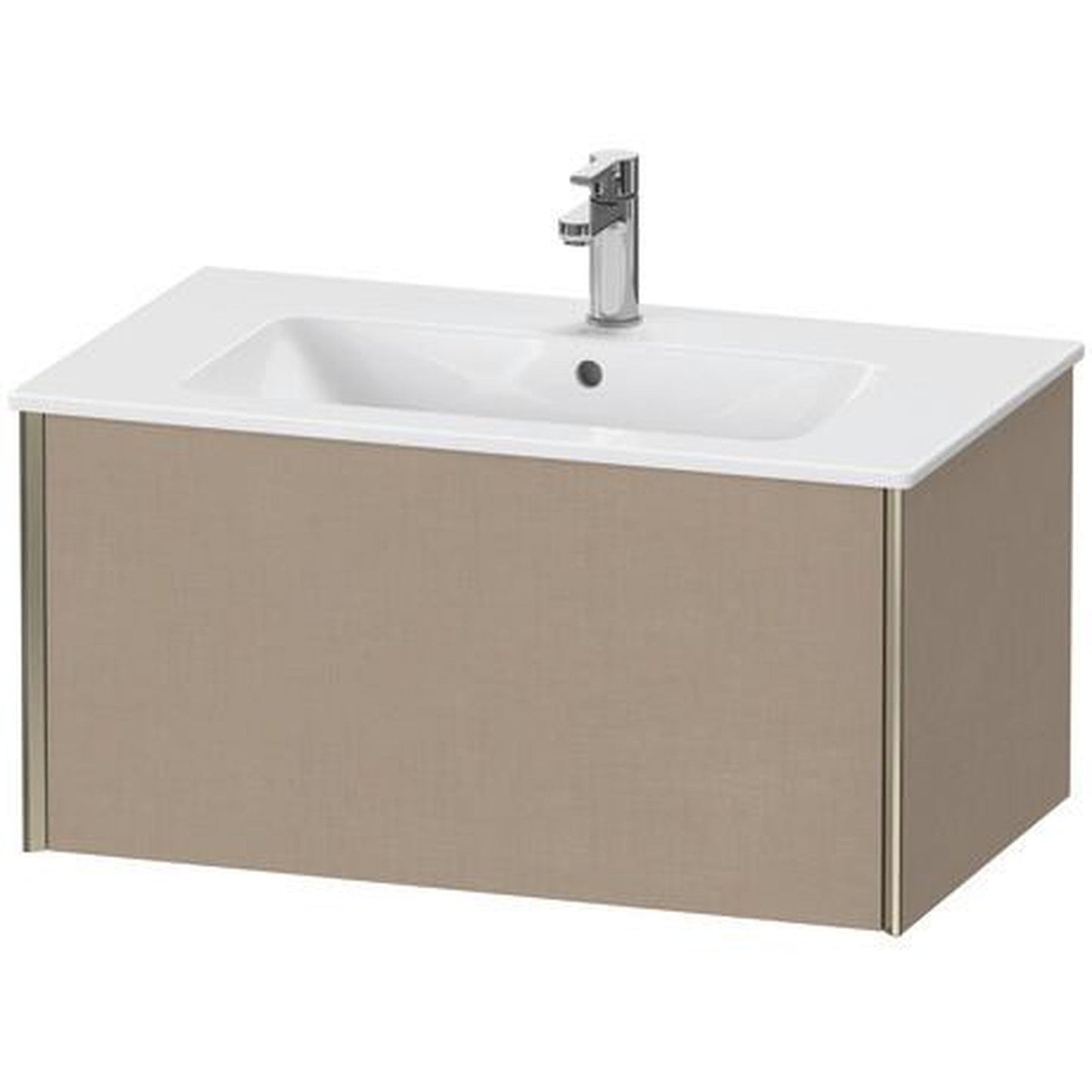 Duravit Xviu 32" x 16" x 19" One Drawer Wall-Mount Vanity Unit, Linen (XV40260B175)