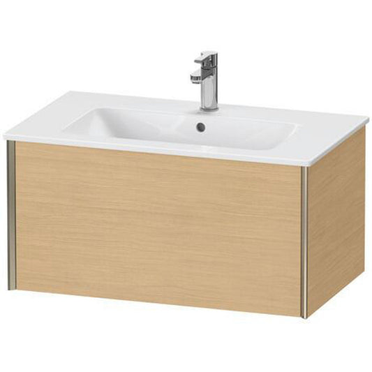 Duravit Xviu 32" x 16" x 19" One Drawer Wall-Mount Vanity Unit, Natural Oak (XV40260B130)