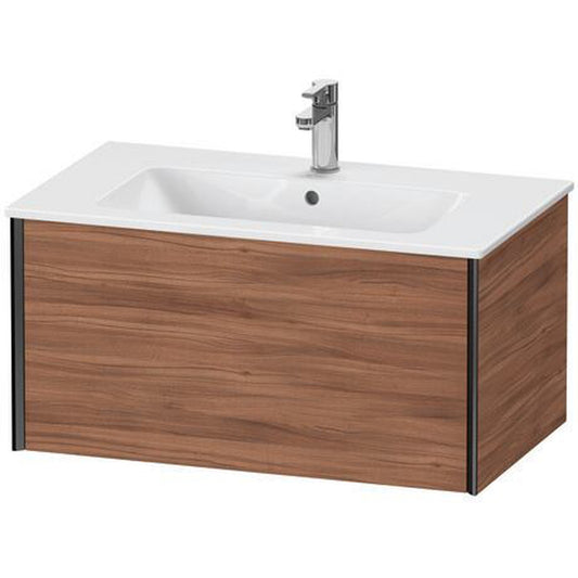 Duravit Xviu 32" x 16" x 19" One Drawer Wall-Mount Vanity Unit, Natural Walnut (XV40260B279)