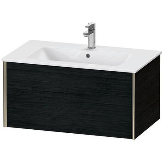 Duravit Xviu 32" x 16" x 19" One Drawer Wall-Mount Vanity Unit, Oak Black (XV40260B116)