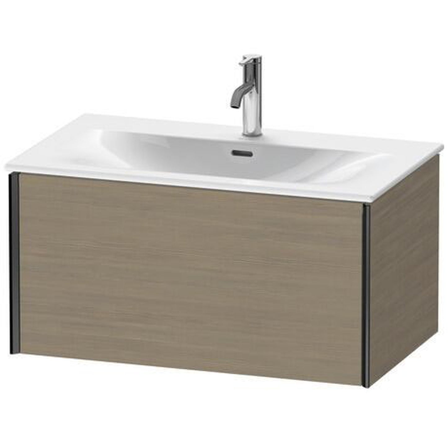 Duravit Xviu 32" x 16" x 19" One Drawer Wall-Mount Vanity Unit, Oak Terra (XV40340B235)