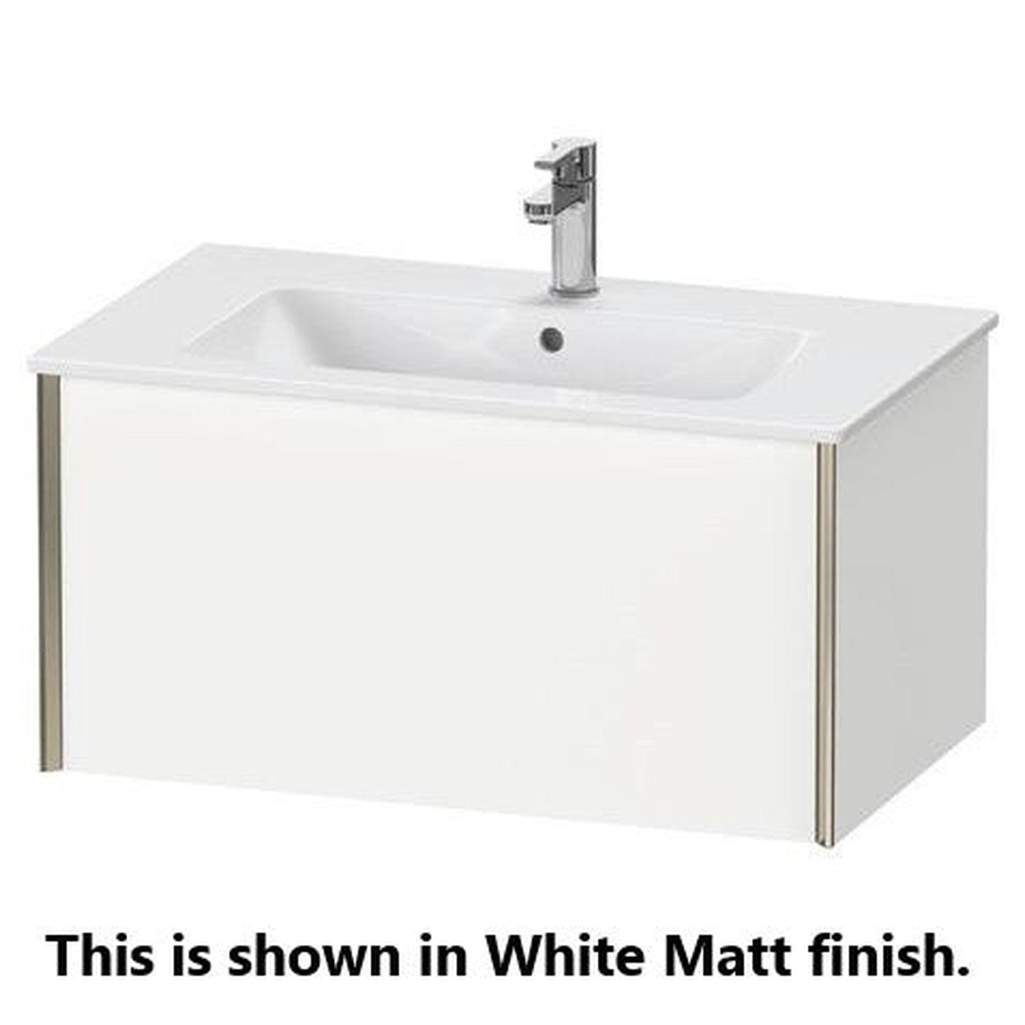 Duravit Xviu 32" x 16" x 19" One Drawer Wall-Mount Vanity Unit, Pine Terra (XV40260B151)