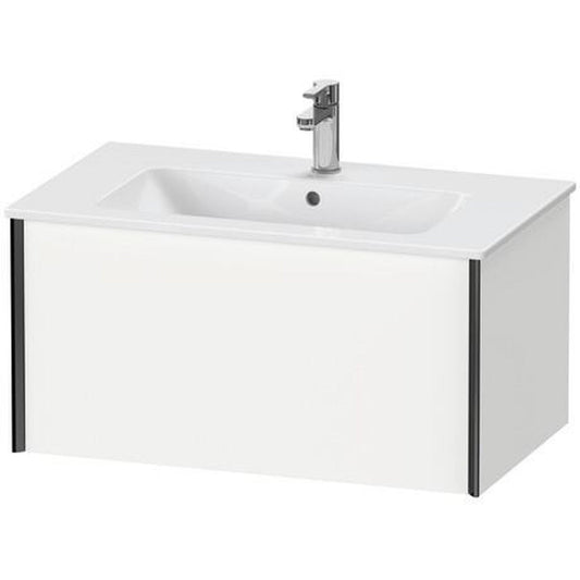 Duravit Xviu 32" x 16" x 19" One Drawer Wall-Mount Vanity Unit, White Matt (XV40260B218)