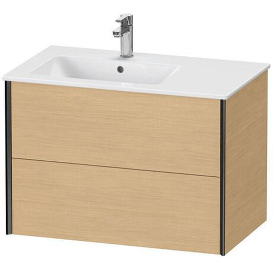 Duravit Xviu 32" x 22" x 19" Two Drawer Wall-Mount Vanity Unit, Natural Oak (XV41580B230)