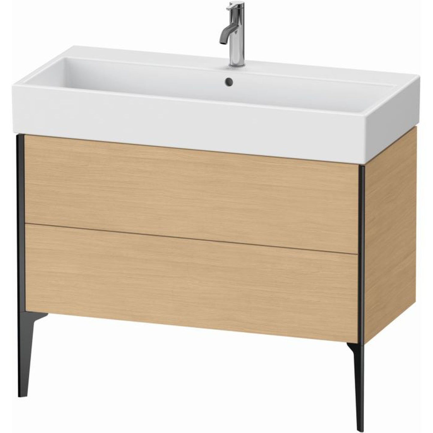 Duravit Xviu 39" x 19" x 18" Two Drawer Floorstanding Vanity Unit, Natural Oak (XV45370B230)