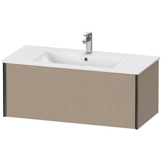 Duravit Xviu 40" x 16" x 19" One Drawer Wall-Mount Vanity Unit, Linen (XV40270B275)