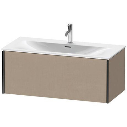 Duravit Xviu 40" x 16" x 19" One Drawer Wall-Mount Vanity Unit, Linen (XV40350B275)