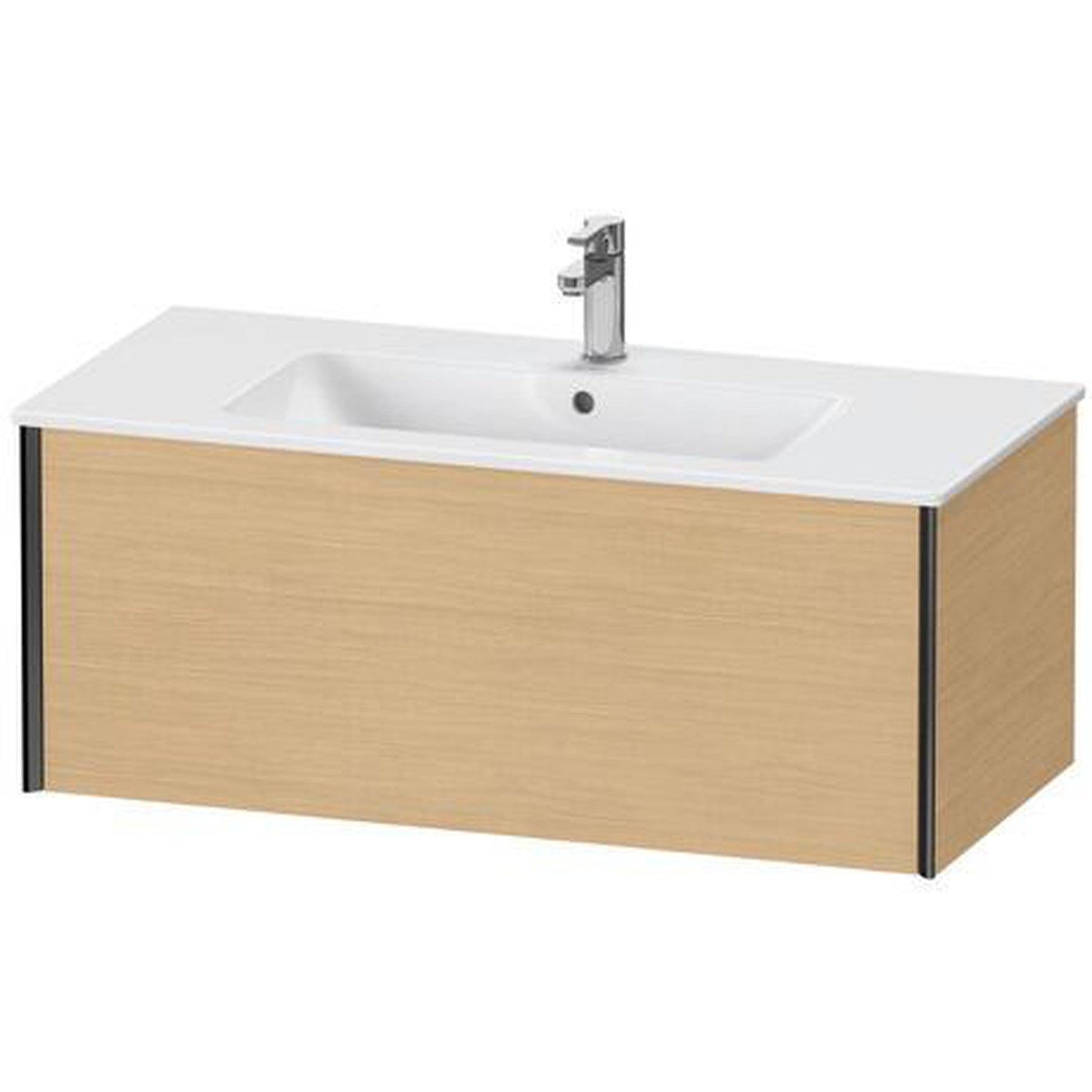 Duravit Xviu 40" x 16" x 19" One Drawer Wall-Mount Vanity Unit, Natural Oak (XV40270B230)