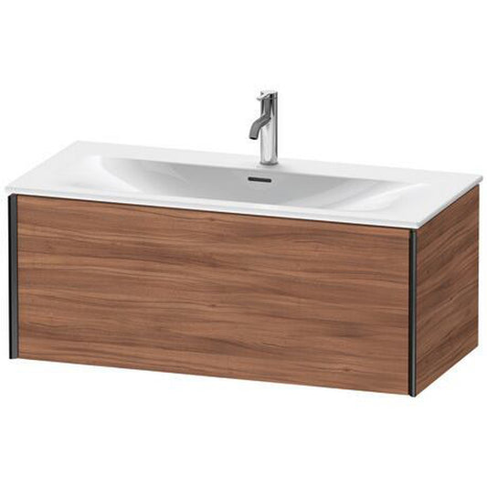 Duravit Xviu 40" x 16" x 19" One Drawer Wall-Mount Vanity Unit, Natural Walnut (XV40350B279)