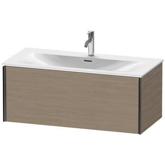 Duravit Xviu 40" x 16" x 19" One Drawer Wall-Mount Vanity Unit, Oak Terra (XV40350B235)