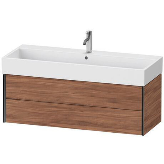 Duravit Xviu 47" x 16" x 18" Two Drawer Wall-Mount Vanity Unit, Natural Walnut (XV43380B279)