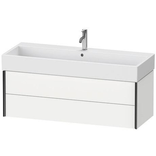 Duravit Xviu 47" x 16" x 18" Two Drawer Wall-Mount Vanity Unit, White Matt (XV43380B218)