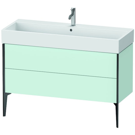 Duravit Xviu 47" x 19" x 18" Two Drawer Floorstanding Vanity Unit, Light Blue (XV45380B209)