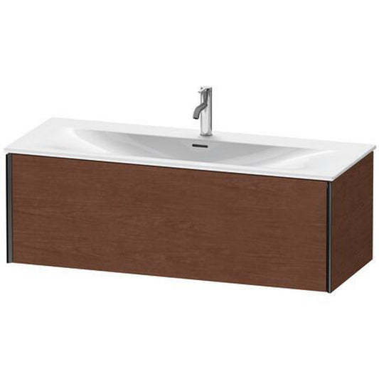 Duravit Xviu 48" x 16" x 19" One Drawer Wall-Mount Vanity Unit, American Walnut (XV40360B213)