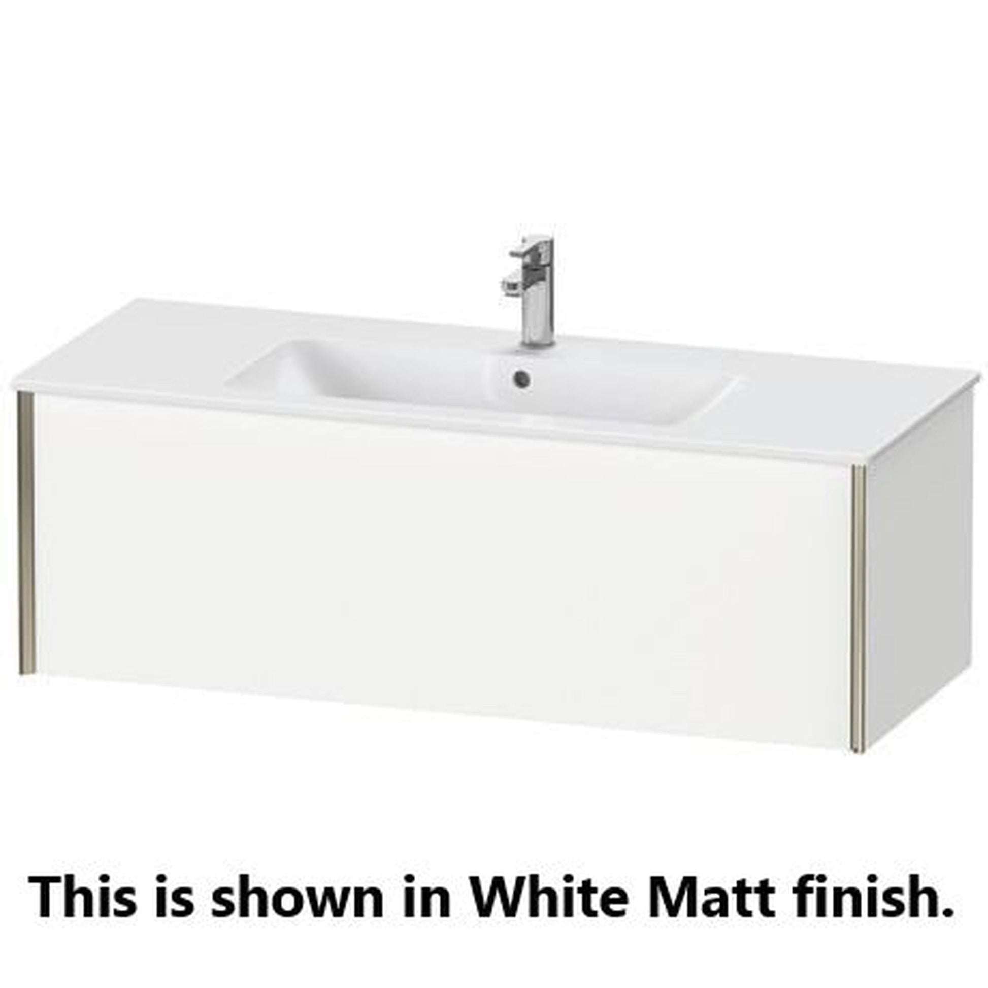 Duravit Xviu 48" x 16" x 19" One Drawer Wall-Mount Vanity Unit, European Oak (XV40280B152)