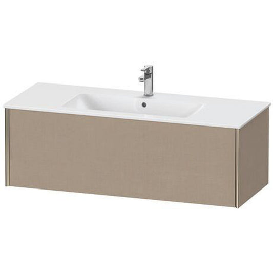 Duravit Xviu 48" x 16" x 19" One Drawer Wall-Mount Vanity Unit, Linen (XV40280B175)