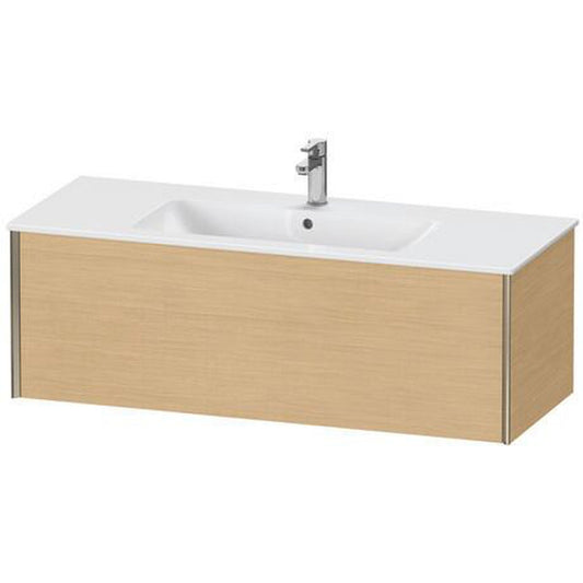 Duravit Xviu 48" x 16" x 19" One Drawer Wall-Mount Vanity Unit, Natural Oak (XV40280B130)