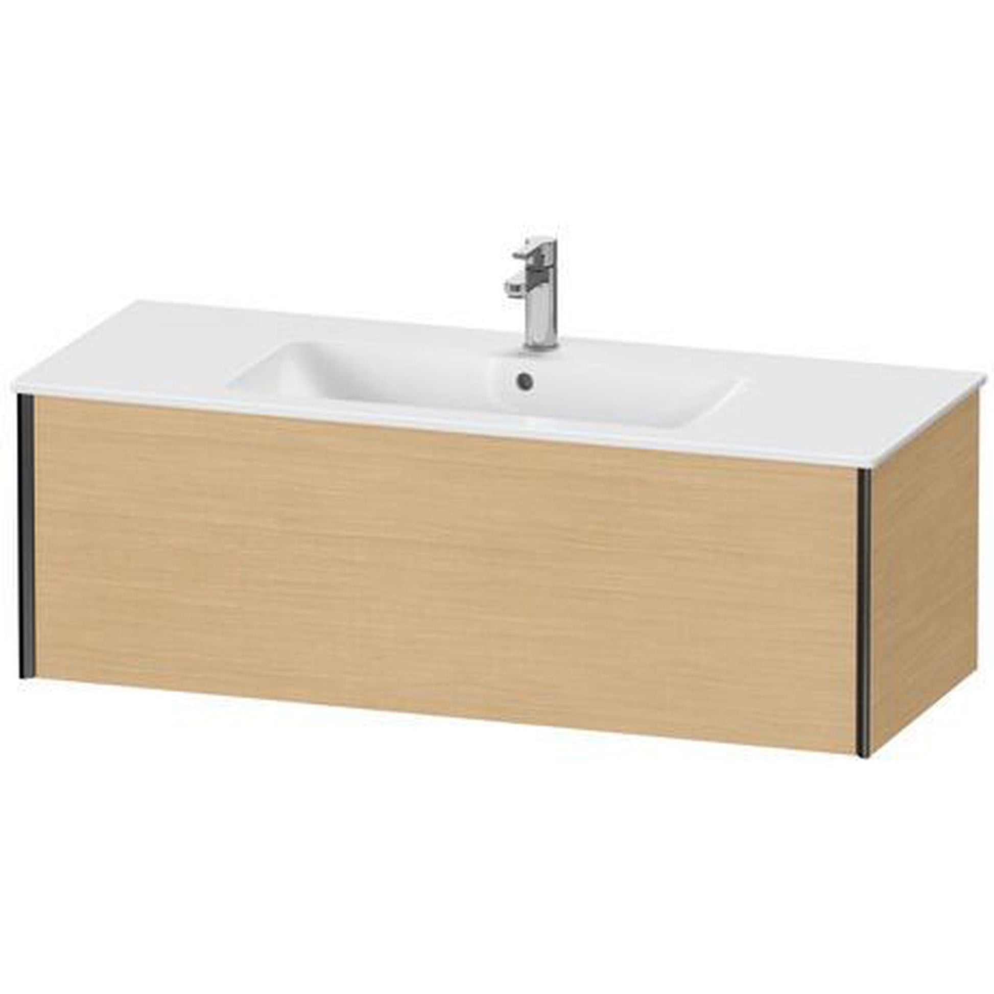 Duravit Xviu 48" x 16" x 19" One Drawer Wall-Mount Vanity Unit, Natural Oak (XV40280B230)