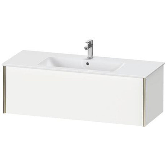 Duravit Xviu 48" x 16" x 19" One Drawer Wall-Mount Vanity Unit, White Matt (XV40280B118)