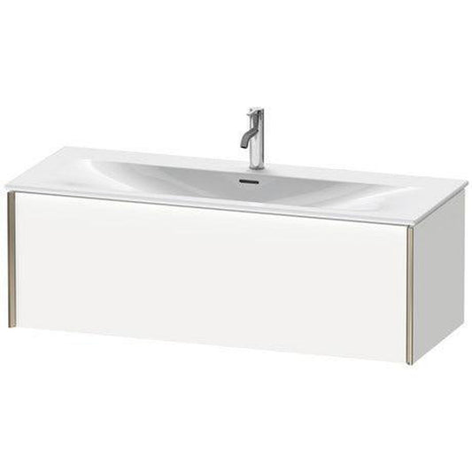 Duravit Xviu 48" x 16" x 19" One Drawer Wall-Mount Vanity Unit, White Matt (XV40360B118)