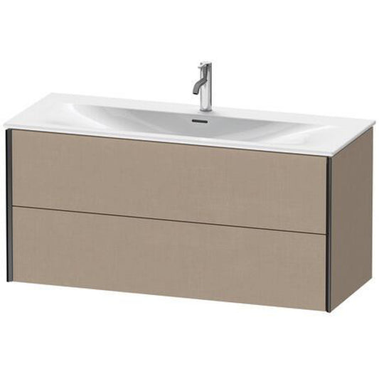 Duravit Xviu 48" x 22" x 17" Two Drawer Wall-Mount Vanity Unit, Linen (XV41360B275)