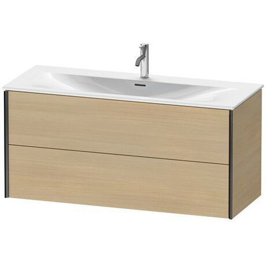 Duravit Xviu 48" x 22" x 17" Two Drawer Wall-Mount Vanity Unit, Mediterreanean Oak Real Wood Veneer (XV41360B271)