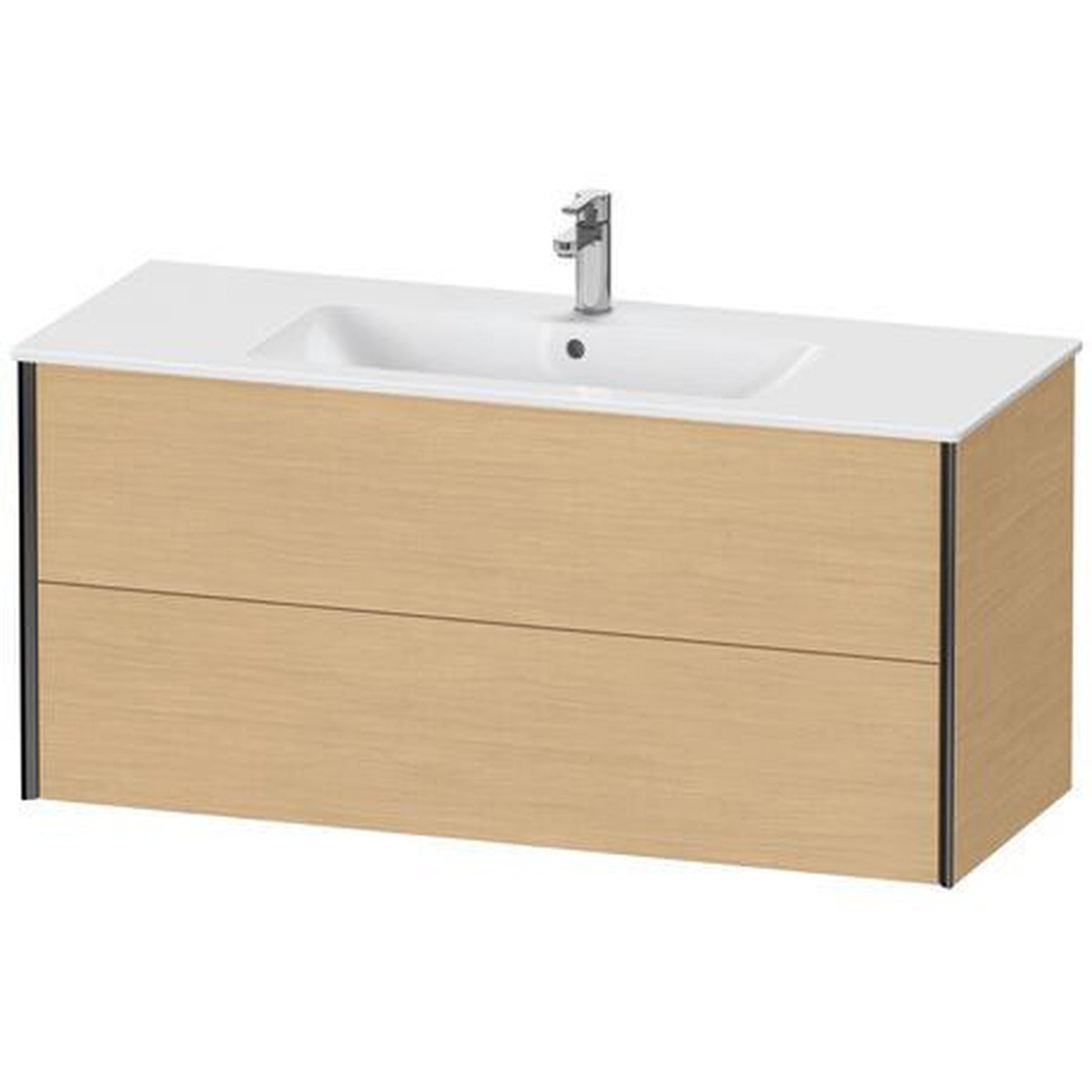 Duravit Xviu 48" x 22" x 19" Two Drawer Wall-Mount Vanity Unit, Natural Oak (XV41280B230)