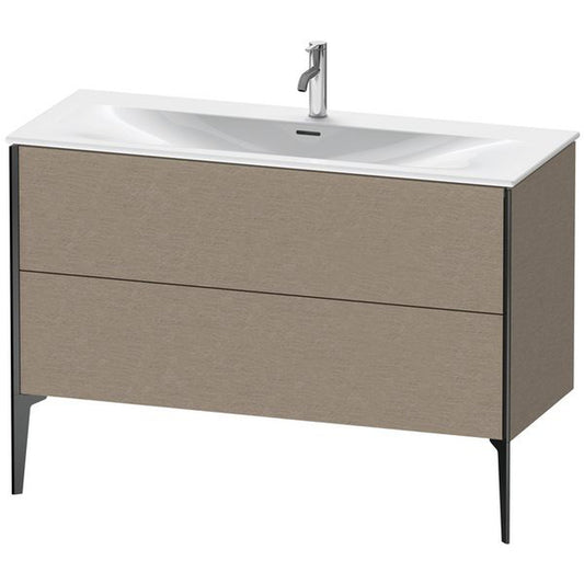 Duravit Xviu 48" x 23" x 19" Two Drawer Floorstanding Vanity Unit, Cashmere Oak (XV43040B211)