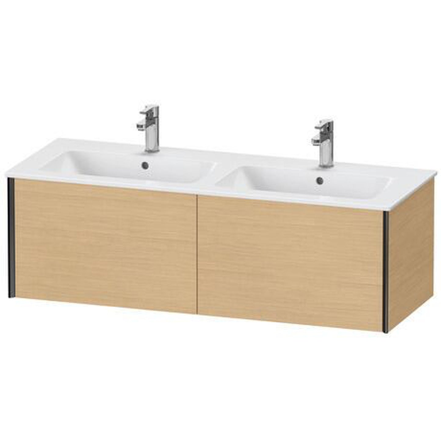 Duravit Xviu 50" x 16" x 19" Two Drawer Wall-Mount Vanity Unit, Natural Oak (XV40290B230)