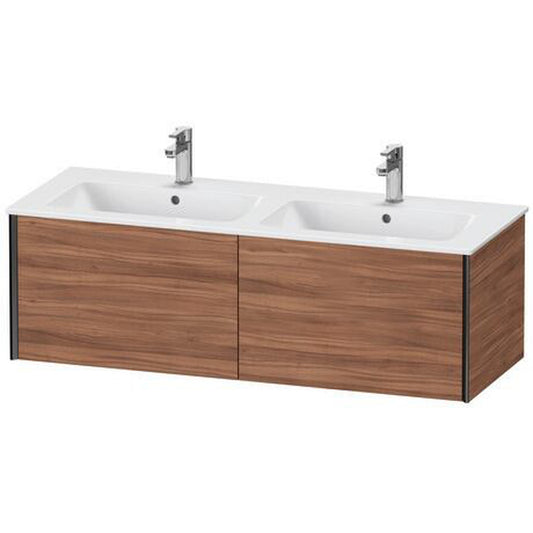 Duravit Xviu 50" x 16" x 19" Two Drawer Wall-Mount Vanity Unit, Natural Walnut (XV40290B279)