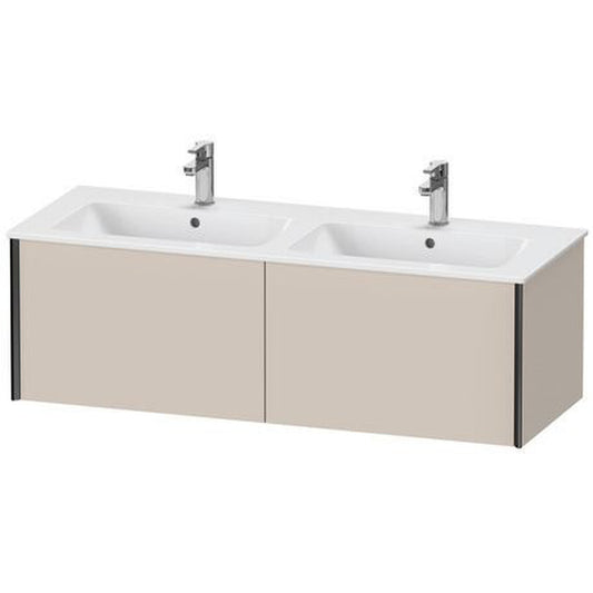 Duravit Xviu 50" x 16" x 19" Two Drawer Wall-Mount Vanity Unit, Taupe Matt (XV40290B291)